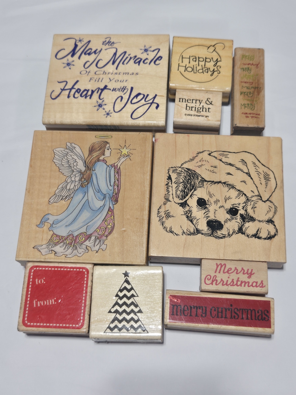 Lot 26- Holiday Woodblock Stamp Set